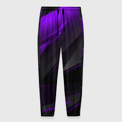 Мужские брюки Geometry Черный и фиолетовый