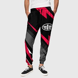 Брюки на резинке мужские FAW fast lines, цвет: 3D-принт — фото 2