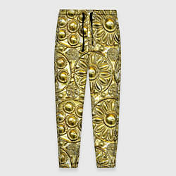 Мужские брюки Золотая чеканка - текстура