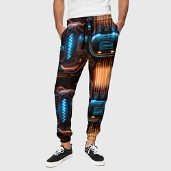 Брюки на резинке мужские Силовой электрический доспех, цвет: 3D-принт — фото 2