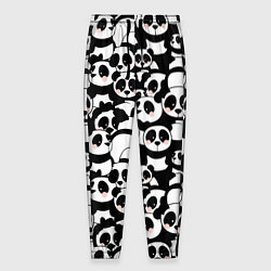 Мужские брюки Чёрно-белые панды
