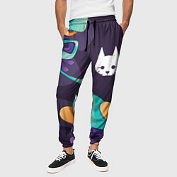 Брюки на резинке мужские Stray graffity splash, цвет: 3D-принт — фото 2