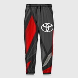 Брюки на резинке мужские Toyota sports racing, цвет: 3D-принт