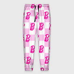 Мужские брюки Розовая шашка и Барби