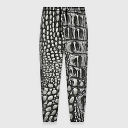 Мужские брюки Кожа крокодила - текстура