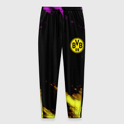 Брюки на резинке мужские Borussia Dortmund sport, цвет: 3D-принт