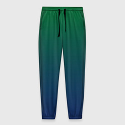 Мужские брюки Темно-зеленый и синий градиент