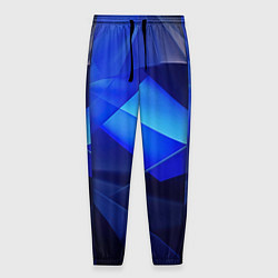 Мужские брюки Черно-синий абстрактный фон