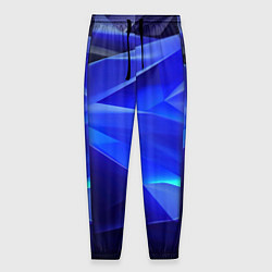 Мужские брюки Black and blue abstract background sport style