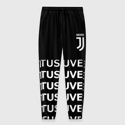 Брюки на резинке мужские Juventus pattern fc club steel, цвет: 3D-принт