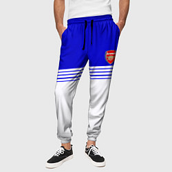 Брюки на резинке мужские Arsenal fc sport geometry, цвет: 3D-принт — фото 2