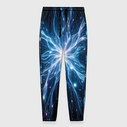 Мужские брюки Всплеск света и звезды - космическая абстракция