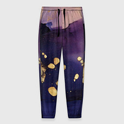 Мужские брюки Золотая краска на текстуре