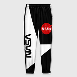 Брюки на резинке мужские Nasa текстура геометрия, цвет: 3D-принт
