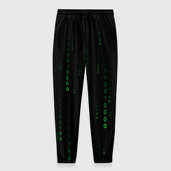 Мужские брюки Color black green