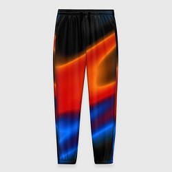 Брюки на резинке мужские Multicoloured, цвет: 3D-принт