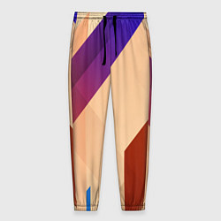 Брюки на резинке мужские Multicolored, цвет: 3D-принт