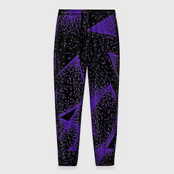 Брюки на резинке мужские The triangle is purple, цвет: 3D-принт
