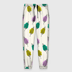 Мужские брюки Листья на пятнах