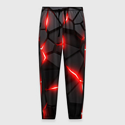 Мужские брюки Красная неоновая броня