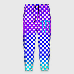 Мужские брюки Monster шахматная клетка градиент
