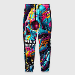Мужские брюки Cyber skull - pattern
