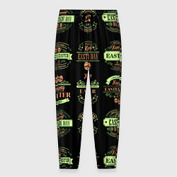 Брюки на резинке мужские Easter holidays, цвет: 3D-принт