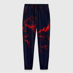 Мужские брюки Lightning red glow