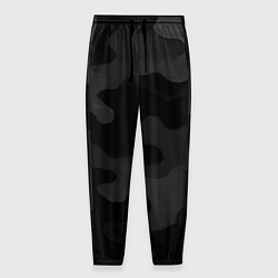 Мужские брюки Черно-серая текстура камуфляжа