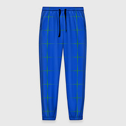 Брюки на резинке мужские Color blue stripes, цвет: 3D-принт