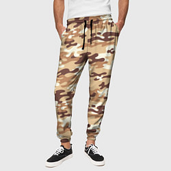 Брюки на резинке мужские Камуфляж армия, цвет: 3D-принт — фото 2