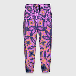 Мужские брюки Фиолетовая геометрическая метаморфоза