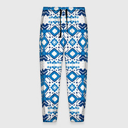 Брюки на резинке мужские Геометрический узор в этническом стиле, цвет: 3D-принт