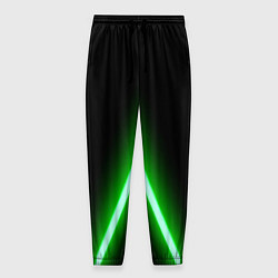 Брюки на резинке мужские Color neon green, цвет: 3D-принт