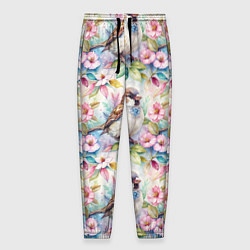 Мужские брюки Воробей в ярких цветах паттерн