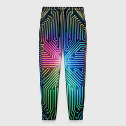 Мужские брюки Линейная графика