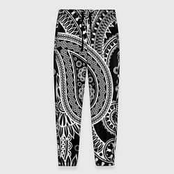 Брюки на резинке мужские Paisley, цвет: 3D-принт