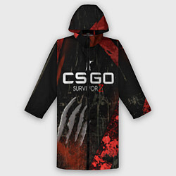 Дождевик мужской CS:GO Survivor Z Style, цвет: 3D-принт