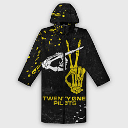 Дождевик мужской TOP: Skeleton Clique, цвет: 3D-принт