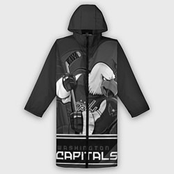 Дождевик мужской Washington Capitals: Mono, цвет: 3D-принт