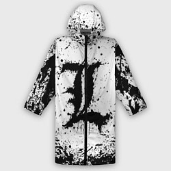 Дождевик мужской L textured, цвет: 3D-принт