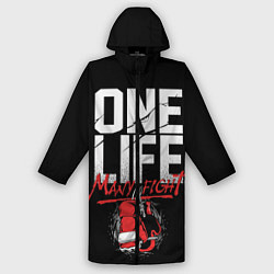 Дождевик мужской One Life Many Fight, цвет: 3D-принт