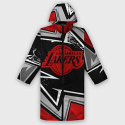 Дождевик мужской LA LAKERS RED, цвет: 3D-принт