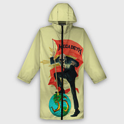 Дождевик мужской Megadeth world, цвет: 3D-принт