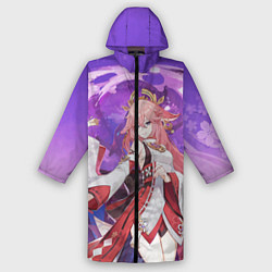 Дождевик мужской Yae Miko Genshin Impact, цвет: 3D-принт