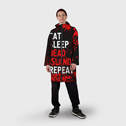 Дождевик мужской Eat Sleep Dead Island Repeat Краска, цвет: 3D-принт — фото 2