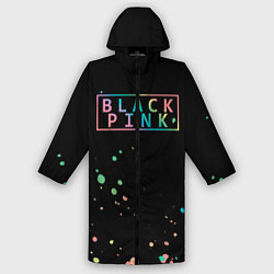 Дождевик мужской Blackpink брызги красок, цвет: 3D-принт