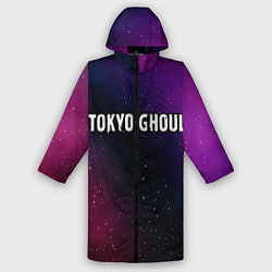 Дождевик мужской Tokyo Ghoul gradient space, цвет: 3D-принт