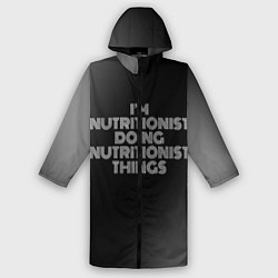 Дождевик мужской Im nutritionist doing nutritionist things: на темн, цвет: 3D-принт