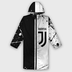 Дождевик мужской Juventus краски текстура спорт, цвет: 3D-принт